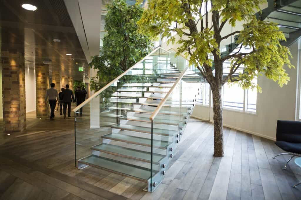 les locaux du crédit agricole