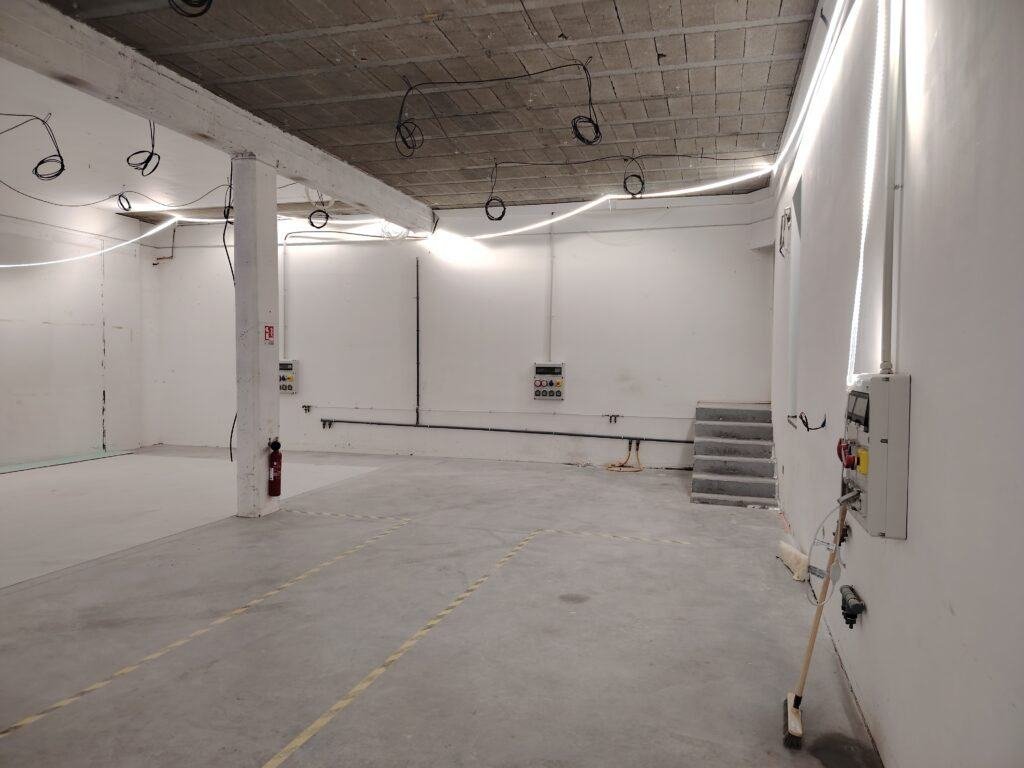 Zone de production en rénovation